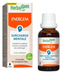 HerbalGem Energem Sobrecarga Mental Bio 30 ml