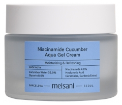 Meisani Niacinamide Cucumber Aqua Gel Cream 50 g