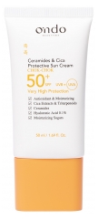 Ondo Beauty 36.5 Ceramidi e Cica Crema Solare Protettiva SPF 50 + 50 ml