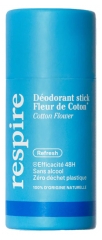 Respire Déodorant Stick Fleur de Coton Format Carton Bio 50 g