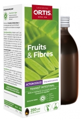 Ortis Frutas & Fibras A&ccedil;&atilde;o Suave Xarope 250 ml
