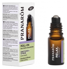 Pranarôm Aromaboost Relax - Détente Roll-On aux Huiles Essentielles Bio 5 ml