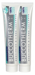 Buccotherm Dentifricio con Acqua Termale Sbiancante e Curativa 2 x 75 ml