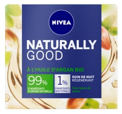 Nivea Naturally Good Soin de Nuit Régénérant Argan 50 ml