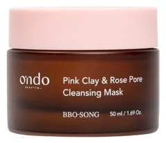 Ondo Beauty 36.5 Maschera Detergente All'argilla Rosa e ai Pori 50 ml