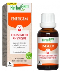 HerbalGem Energem Épuisement Physique Bio 30 ml