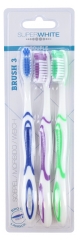 Superwhite Cepillo de Originales 3 3 Cepillos de Dientes Blandos