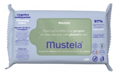 Mustela Chusteczki Oczyszczające z Awokado 60 Chusteczek