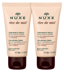 Nuxe Rêve de Miel Hand and Nail Cream 2 x 50ml