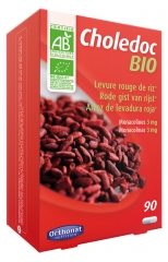 Orthonat Choledoc Levure Rouge de Riz Bio 90 Gélules