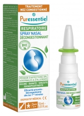 Puressentiel Respiratoire Spray Nasal Décongestionnant 15 ml