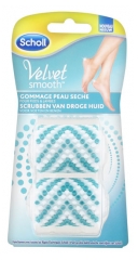 Scholl Scrub per la Pelle Secca Velvet Smooth 2 Rotoli