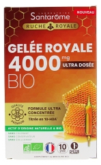 Santarome Royal Hive Royal Jelly 4000 mg Organic 10 Fiolek