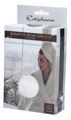 Estipharm Serviette Sèche-Cheveux en Microfibre