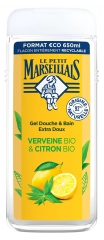 Gel de Duș Extra Doux Verbenă Bio & Lăm&acirc;ie Bio Le Petit Marseillais 650 ml