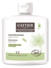 Cattier Shampoing Cuir Chevelu Gras Argile Verte Bio 250 ml