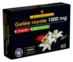 S.I.D Nutrition Oligoroyal Royal Jelly 1000 mg + Taurine + Zinc + Copper 20 Ampoules