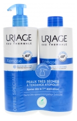 Uriage Xémose Anti-scratch Oleo-soothing Balm Set of 2 x 500 ml