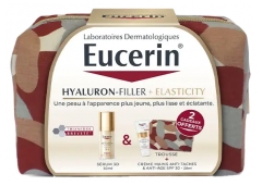 Eucerin Hyaluron-Filler + Elasticity Sérum 3D 30 ml + Crema Mani 20 ml & Kit Gratuito