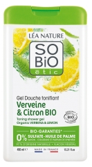 Léa Nature SO BIO étic Gel Douche Tonifiant Verveine &amp; Citron Bio 450 ml