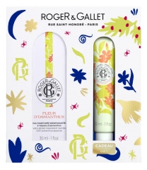 Roger & Gallet Fiore di Osmanto Acqua Profumata Benefica Set Regalo 30 ml + Crema Mani in Omaggio 30 ml