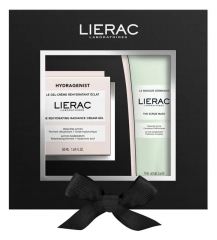 Lierac Hydragenist Die Feuchtigkeitsspendende Gel-Creme f&uuml;r Ausstrahlung 50 ml + Die Peeling-Maske 75 ml