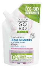 Léa Nature SO BIO étic Douche Crème Peaux Sensibles Éco-Recharge Bio 650 ml