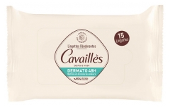 Cavaillès Lingettes Déodorantes 15 Lingettes