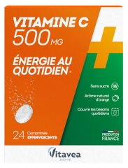 Vitavea Vitamine C 500 mg 24 Comprimés Effervescents