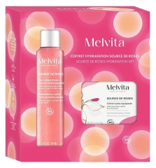 Melvita Source de Roses Eau Extraordinaire Bio 150 ml + Source de Rose Crème Hydra-Repulpante Bio 50 ml