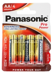 Panasonic Piles Pro Power AA LR6 4 Piles