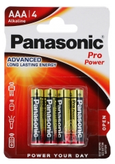 Panasonic Piles Pro Power AAA LR03 4 Piles