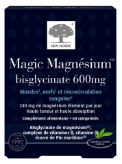 New Nordic Magic Magnesium Bisglycinate 600 mg 60 Tablets