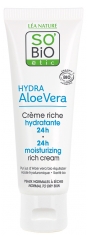 Léa Nature SO BIO étic Hydra Aloe Vera 24H Moisturizing Rich Cream Organic 50 ml