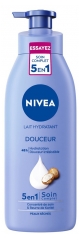 Nivea 5w1 Delikatne Mleczko Nawilżające do Skóry Suchej 400 ml