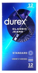 Durex Classic Jeans Standard 12 Préservatifs