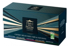 Thés de la Pagode Coffret Découverte Thés et Infusions Bio 25 Sachets