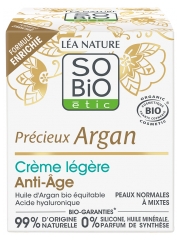 Léa Nature SO BIO étic Précieux Argan Organic Light Anti-Aging Cream 50 ml