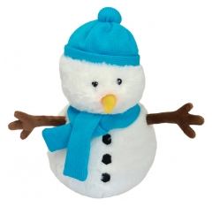 Soframar Cozy Cuddly Toys Déhoussables Bouillotte Bonhomme de Neige