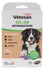 Clément Thékan Vétosan Collier Antiparasitaire pour Chien 68 cm