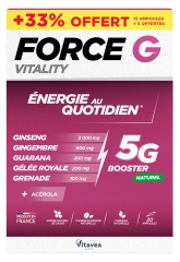 Vitavea Force G Vitality Daily Energy 15 Ampułek + 5 Gratis