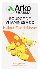 Arkopharma Arkog&eacute;lules Aceite de H&iacute;gado de Bacalao 60 C&aacute;psulas