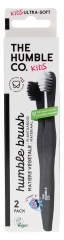 Kids 2 Brosses à Dents Extra-Souples Végétales