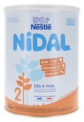 Nestlé Nidal 2 Dès 6 Mois Jusqu'à 1 An 800 g