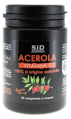 S.I.D Nutrition Acerola Vitamine C 30 Comprimés