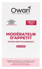 Owari Modérateur d'Appétit 20 Sticks