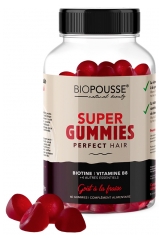 Biopousse Super Gummies Perfect Hair o Smaku Truskawkowym 60 żelków