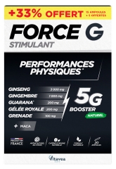 Vitavea Force G Stimulant Performances Physiques 15 Ampoules + 5 Offertes