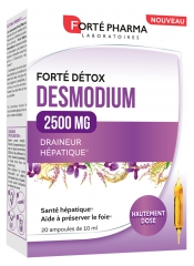 Forté Pharma Forté Détox Desmodium 2500 mg 20 Ampoules