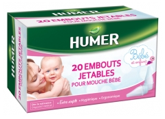 Humer 20 Embouts Jetables pour Mouche Bébé